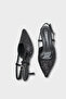 Marianna Genuine Leather Lined Sequin Open Back Women's Shoes - 3