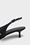 Valencia Pointed Toe Open Back Mid-Heeled Women's Shoes - 5