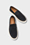Sergen Genuine Leather Suede Men's Loafer Shoes with Genuine Leather Lining - 2