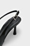 Moina Pointed Toe Mid-Heeled Women's Shoes with Back Strap - 3