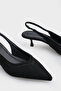 Flori Pointed Toe Mid-Heel Open-Back Women's Shoes - 6