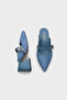 Nena Genuine Leather Pointed-Toe Women’s Slipper with Straw Toe Cap - 4