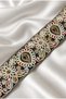 Embroidered Drop Motif Ribbon Lace (1Mt) - 2