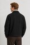 Zr Viral Black Men's Coat Jacket - 5