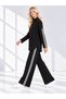 Women's 2-Piece Knitwear Set with Sleeve Stripes - 5