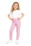 Girls' Winter Tights Set of 5 Patterned and Solid Color Black Pink Burgundy Mint Children's Tights - 5