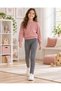 Girl's Winter Tights 5-Piece Set 3 Ribbed 2 Jacquard Patterned and Plain Warm Tights Pack - 5
