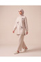 Stone-Embellished Soft Textured Flexible Premium Suit