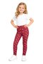 Girl's Winter Tights 5-Piece Set 3 Ribbed 2 Jacquard Patterned and Plain Warm Tights Pack - 3