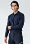 Polo Neck Long Sleeve T-Shirt Men