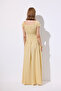 Muslin Tight Dress Yellow - 6