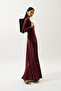 ASIA EVENING DRESS BURGUNDY - 2