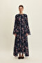 Chiffon Flounce Dress Floral - 5