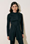 Knot Detail Jumpsuit Swimsuit Black - 3