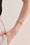 Geometric motif bracelet gold - 2