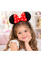 Minnie Model Black Crown with Polka Dot Ribbon for Women and Girls-New - 3