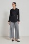 Black Waist Belt Long Sleeve Shirt - 5