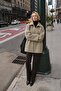 Oversize Zippered Short Jacket