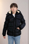 Boy's Winter Thick Fiber Filling Inner Fleece Lined Hooded Boys' Coat Jacket