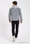 Men's Denim Casual Hooded Gray Denim Jacket - 6