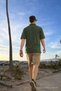 Men's Cotton Pack Trend Khaki Polo Collar t Shirt - 6