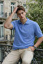 Men's Elite Comfort A.Blue Polo Neck T-Shirt - 2
