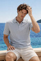 Men's Premium Comfort Gray Polo Collar t Shirt - 3