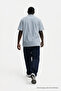 Men's Summer Loose Gray Polo Neck T-Shirt - 6