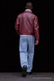 Men's High Waist Trendy Blue Denim Baggy Pants - 6