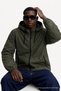 Men's Trend Zippered Khaki Raincoat & Windbreaker - 5