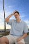 Men's Cotton Pack Trend Gray Polo Collar t Shirt - 5
