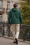 Men's Daily Premium Casual Lined Green Raincoat - 6