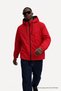 Men's Trend Zippered Red Raincoat & Windbreaker - 2