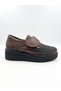 Women's Genuine Leather Wedge Heels Comfortable Fit Orthopedic Sole Daily Comfort Shoes - 2