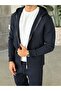 Dubble Face Tracksuit Set m Navy Blue - 2