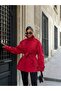 Half-Cape Buttoned Belted Trench Coat - 6