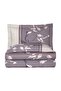 RANFORCE SINGLE PERSON Duvet Cover Set TIVORY DAMSON - 5