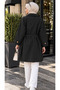 Trench Coat with Double Breasted Collar - 3