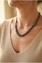 Handmade Hematite Broken Natural Stone Special Design Necklace - 5