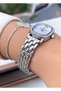 Brand Original - Silver Color- 2 Year Warranty Women Wrist Watch - Bracelet Gifted 010Dkl00-841 - 2
