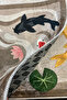 Decorative Digital Printed Set of 2 Bath Mat Non-Slip Base Toilet Set - 5
