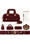 Suede Women's Hand and Shoulder Bag - 7