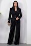 Buttoned Jacket and Trousers Double Set K-261511 - 7