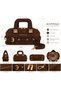 Suede Women's Hand and Shoulder Bag - 5