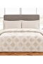 Trendy Embossed Double Blanket (220X240)-Art Deco Cream New