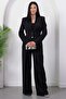 Buttoned Jacket and Trousers Double Set K-261511 - 4