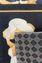 Decorative Digital Printed Set of 2 Bath Mat Non-Slip Base Toilet Set - 4