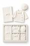 Baby Boy Bow Tie Self-Textured Fabric Newborn Hospital Release 10 Piece Bodysuit Set Boxed Yhç0203 - 2