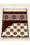 Gift Prayer Rug Set Velvet Prayer Rug 70X115 cm with Lockable Kaaba Pattern Gift Bag Hajj Umrah Gift