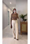 Jalle Beige Straight Jean - 5